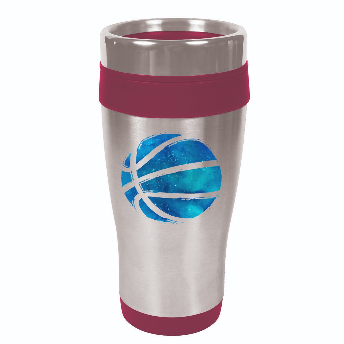 Basketball Player Hoops Streetball Baller Basketball 16oz Travel Tumbler