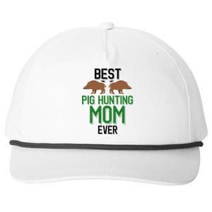 Best Pig Hunting Mom Ever Boar Hunter Mom Gift Snapback Five-Panel Rope Hat