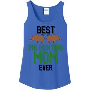 Best Pig Hunting Mom Ever Boar Hunter Mom Gift Ladies Essential Tank