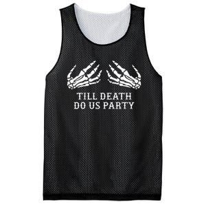 Bachelorette Party Halloween Decorations Spooky Till Death Do Us Party Mesh Reversible Basketball Jersey Tank