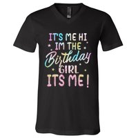 Birthday Party Hi Its Me Im The Birthday Girl V-Neck T-Shirt