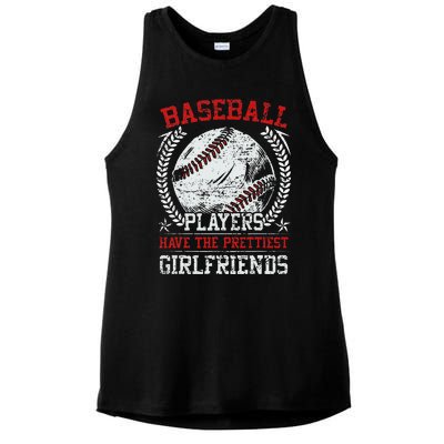 Baseball Players Have The Prettiest Girlfriends Girls Ladies PosiCharge Tri-Blend Wicking Tank