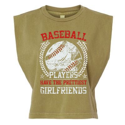 Baseball Players Have The Prettiest Girlfriends Girls Garment-Dyed Women's Muscle Tee