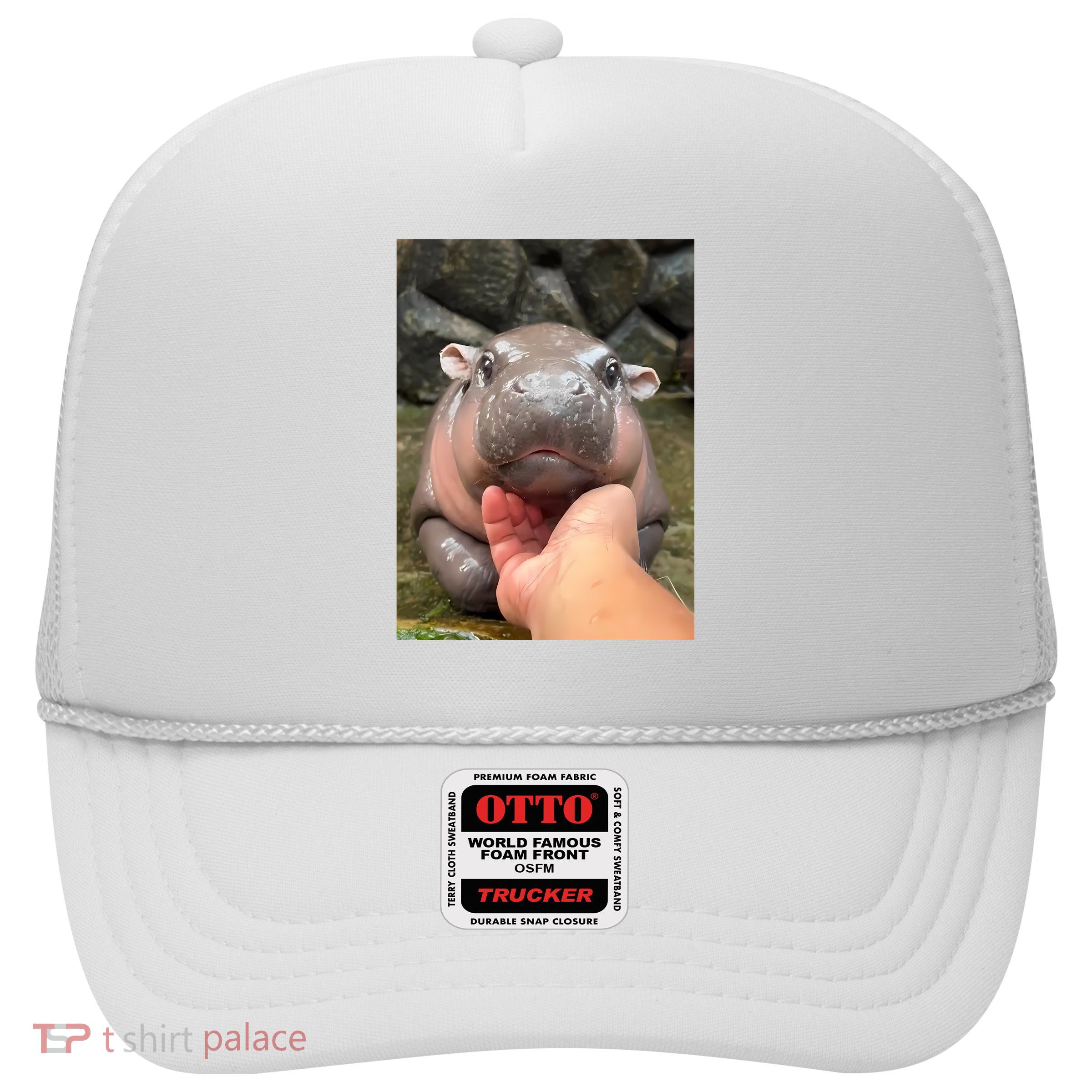 Baby Pygmy Hippo Moo Deng Trucker Hat