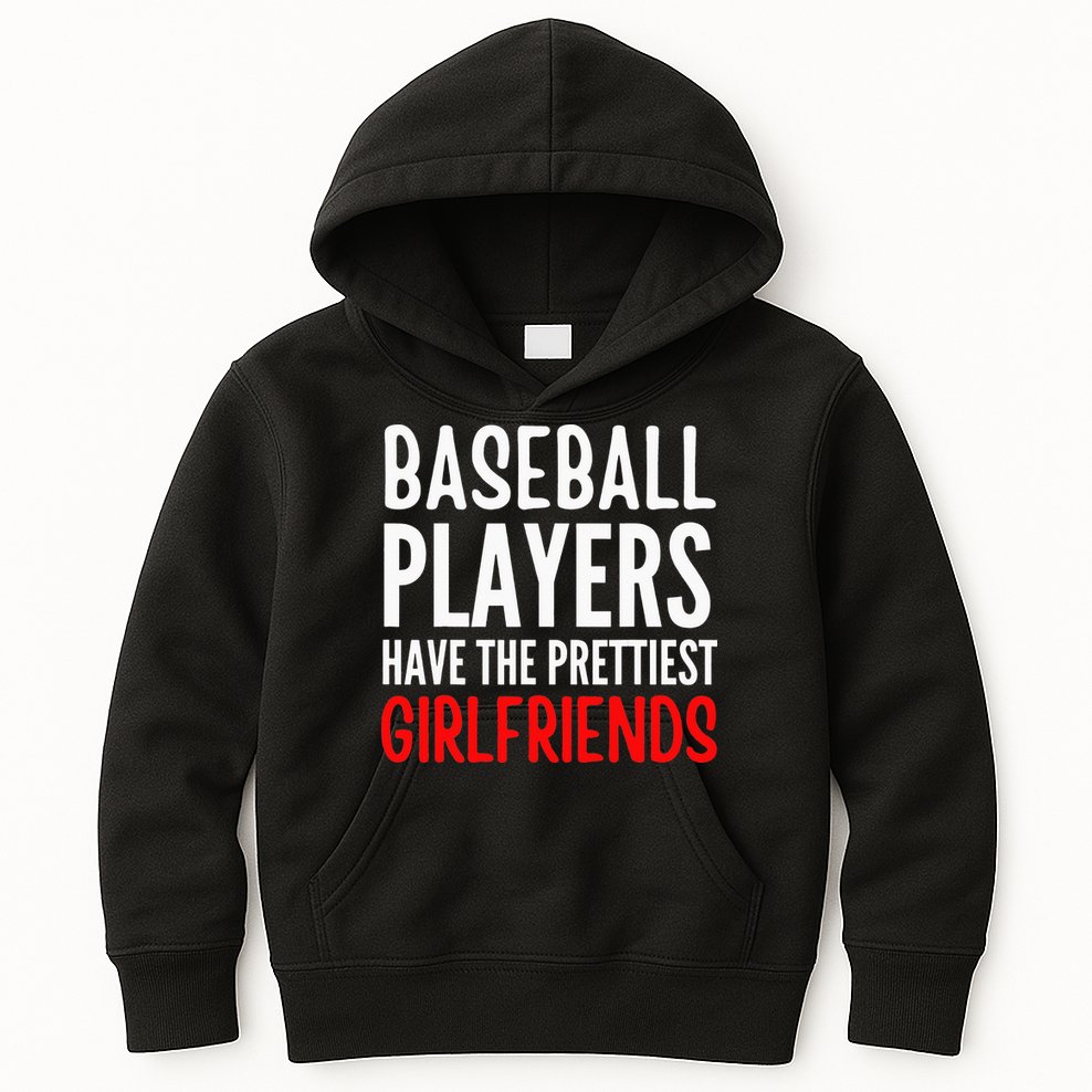 BASEBALL PLAYERS HAVE THE PRETTIEST GIRLFRIENDS Ball Lover Kids Hoodie