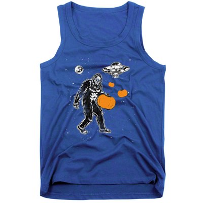 Bigfoot Pumpkin Halloween Tank Top