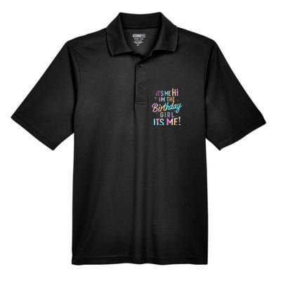 Birthday Party Hi Its Me Im The Birthday Girl Men's Origin Performance Pique Polo