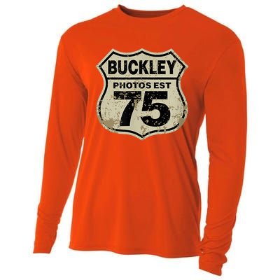 Buckley Photos Highway Sign Cooling Performance Long Sleeve Crew