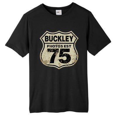 Buckley Photos Highway Sign Tall Fusion ChromaSoft Performance T-Shirt