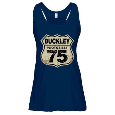 Buckley Photos Highway Sign Ladies Essential Flowy Tank