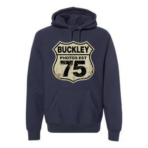 Buckley Photos Highway Sign Premium Hoodie