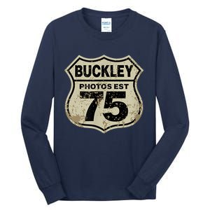 Buckley Photos Highway Sign Tall Long Sleeve T-Shirt