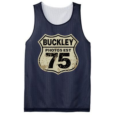 Buckley Photos Highway Sign Mesh Reversible Basketball Jersey Tank