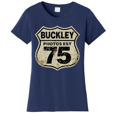 Buckley Photos Highway Sign Women's T-Shirt