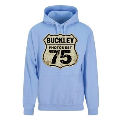 Buckley Photos Highway Sign Unisex Surf Hoodie