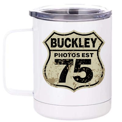 Buckley Photos Highway Sign 12 oz Stainless Steel Tumbler Cup