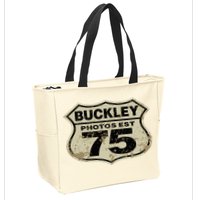 Buckley Photos Highway Sign Zip Tote Bag