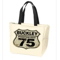 Buckley Photos Highway Sign Zip Tote Bag