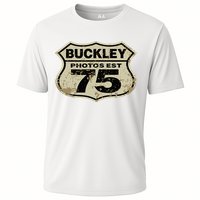 Buckley Photos Highway Sign Cooling Performance Crew T-Shirt