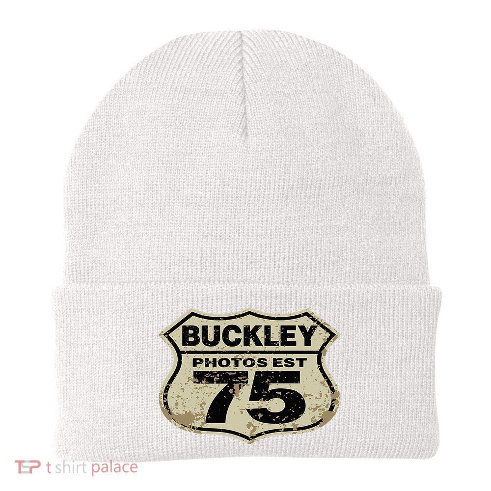 Buckley Photos Highway Sign Beanie