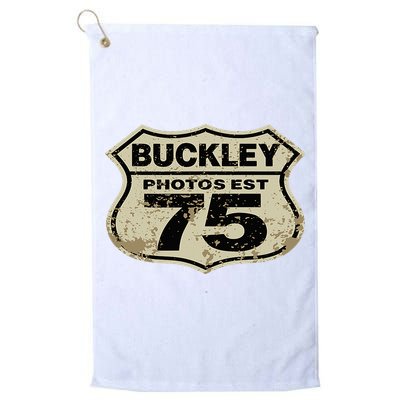 Buckley Photos Highway Sign Golf Towel