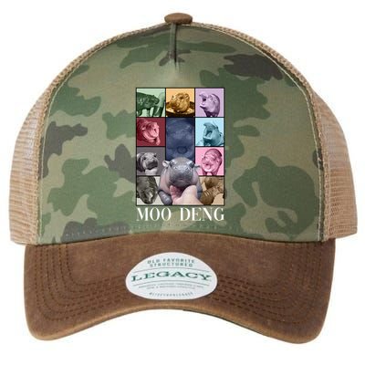 Baby Pygmy Hippo Moo Deng Era Legacy Tie Dye Trucker Hat