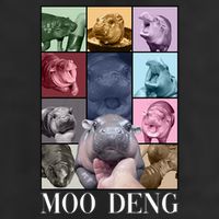 Baby Pygmy Hippo Moo Deng Era Cool Comfort Performance Bucket Hat