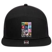 Baby Pygmy Hippo Moo Deng Era 7 Panel Mesh Trucker Snapback Hat