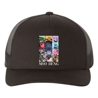 Baby Pygmy Hippo Moo Deng Era Yupoong Adult 5-Panel Trucker Hat