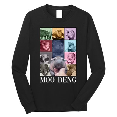 Baby Pygmy Hippo Moo Deng Era Long Sleeve Shirt