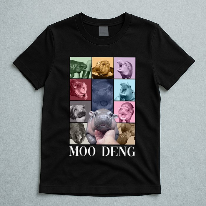 Baby Pygmy Hippo Moo Deng Era T-Shirt