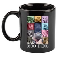 Baby Pygmy Hippo Moo Deng Era 11oz C Handle Ceramic Mug