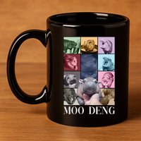 Baby Pygmy Hippo Moo Deng Era 11oz C Handle Ceramic Mug