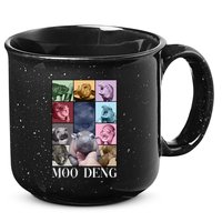 Baby Pygmy Hippo Moo Deng Era 15oz Campfire Ceramic Mug