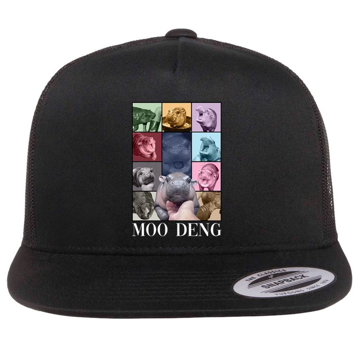 Baby Pygmy Hippo Moo Deng Era Flatbill Hat