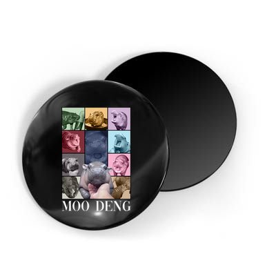 Baby Pygmy Hippo Moo Deng Era Magnet