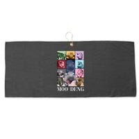 Baby Pygmy Hippo Moo Deng Era Large Microfiber Waffle Golf Towel