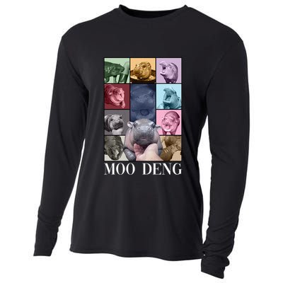 Baby Pygmy Hippo Moo Deng Era Cooling Performance Long Sleeve Crew