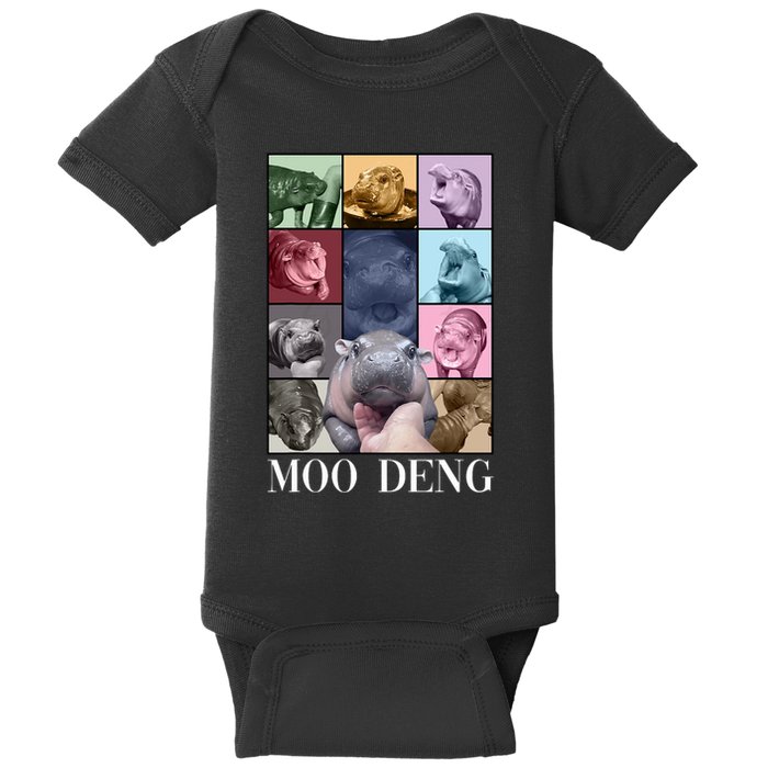 Baby Pygmy Hippo Moo Deng Era Baby Bodysuit