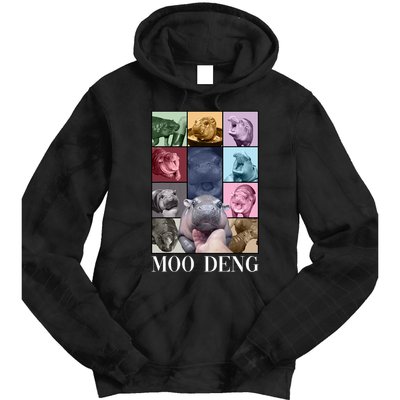 Baby Pygmy Hippo Moo Deng Era Tie Dye Hoodie