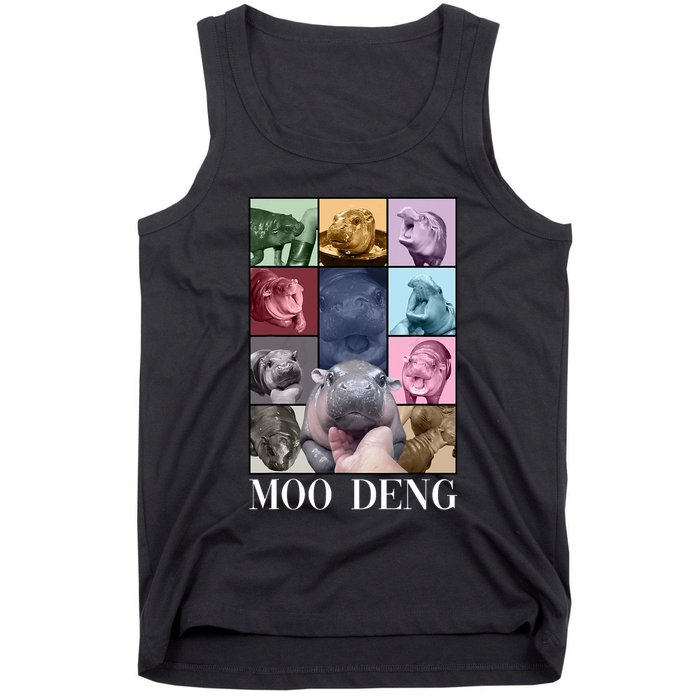 Baby Pygmy Hippo Moo Deng Era Tank Top