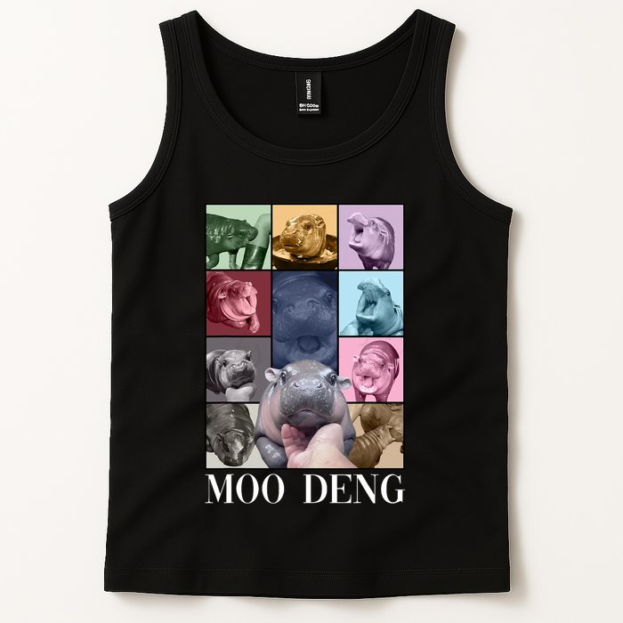 Baby Pygmy Hippo Moo Deng Era Tank Top