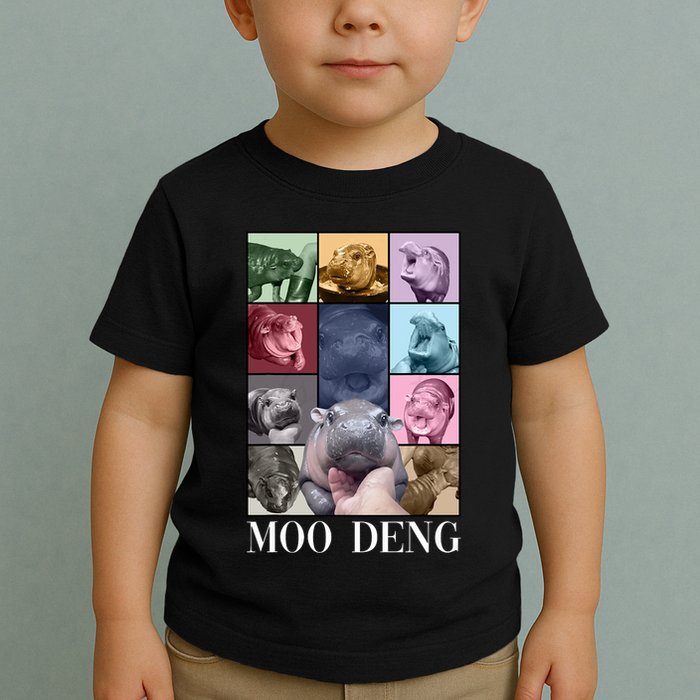 Baby Pygmy Hippo Moo Deng Era Toddler T-Shirt
