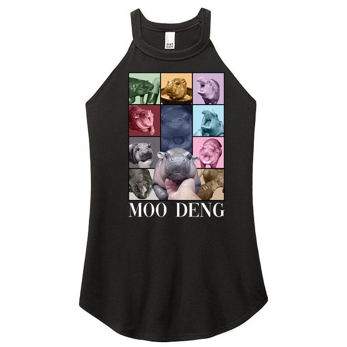 Baby Pygmy Hippo Moo Deng Era Women's Perfect Tri Rocker Tank