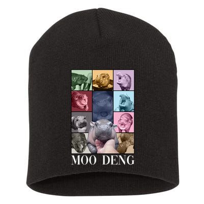 Baby Pygmy Hippo Moo Deng Era Short Acrylic Beanie