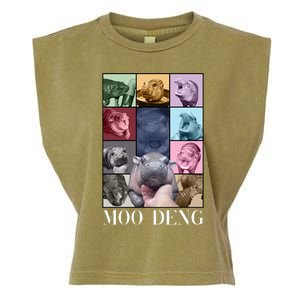 Baby Pygmy Hippo Moo Deng Era Garment-Dyed Women's Muscle Tee