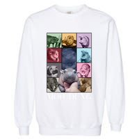 Baby Pygmy Hippo Moo Deng Era Garment-Dyed Sweatshirt