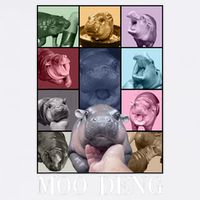 Baby Pygmy Hippo Moo Deng Era Garment-Dyed Sweatshirt