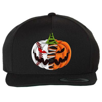 Baseball Player Halloween Pumpkin Costume Baseball Pitcher Wool Snapback Cap