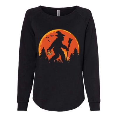 Bigfoot Pumpkin Halloween Costume Sasquatch Womens California Wash Sweatshirt